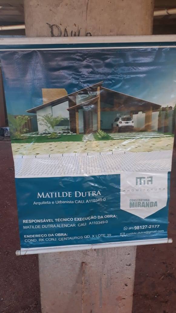 Obra com responsável técnico